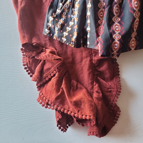 Express Linen blend Ruffle Sleeve top Size XL - Picture 9 of 12